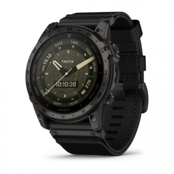 Garmin TACTIX 7 AMOLED edition, черный нейлоновый ремешок.